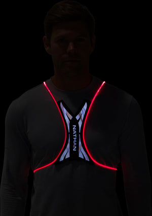 NATHAN Hypernight Laser Light Vest | ไฟเลเซอร์สําหรับ Night Run หรือที่มีทัศนวิสัยต่ำ